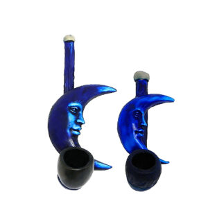 Crescent Moon Mini Small Smoking Hand Pipe
