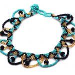 Turquoise/Gold/Black