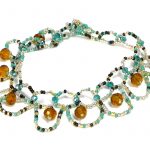 Turquoise/Gold/Tan