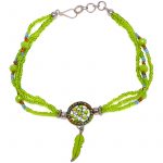 Lime-Green/Brown/Turquoise