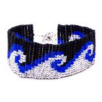 Black/Silver/Blue