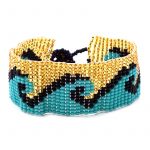 Gold/Turquoise/Black