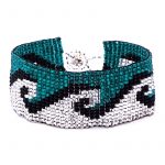 Teal/Silver/Black