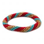 Red/Turquoise/Gold