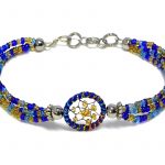Blue/Gold/Turquoise