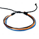 Black/Orange/Turquoise/White