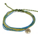 Olive-Green/Turquoise/Beige