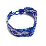 Fractal-Diamond/Blue/Turquoise/Silver