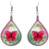 EA-010801370407 Butterfly Teardrop Thread Earrings