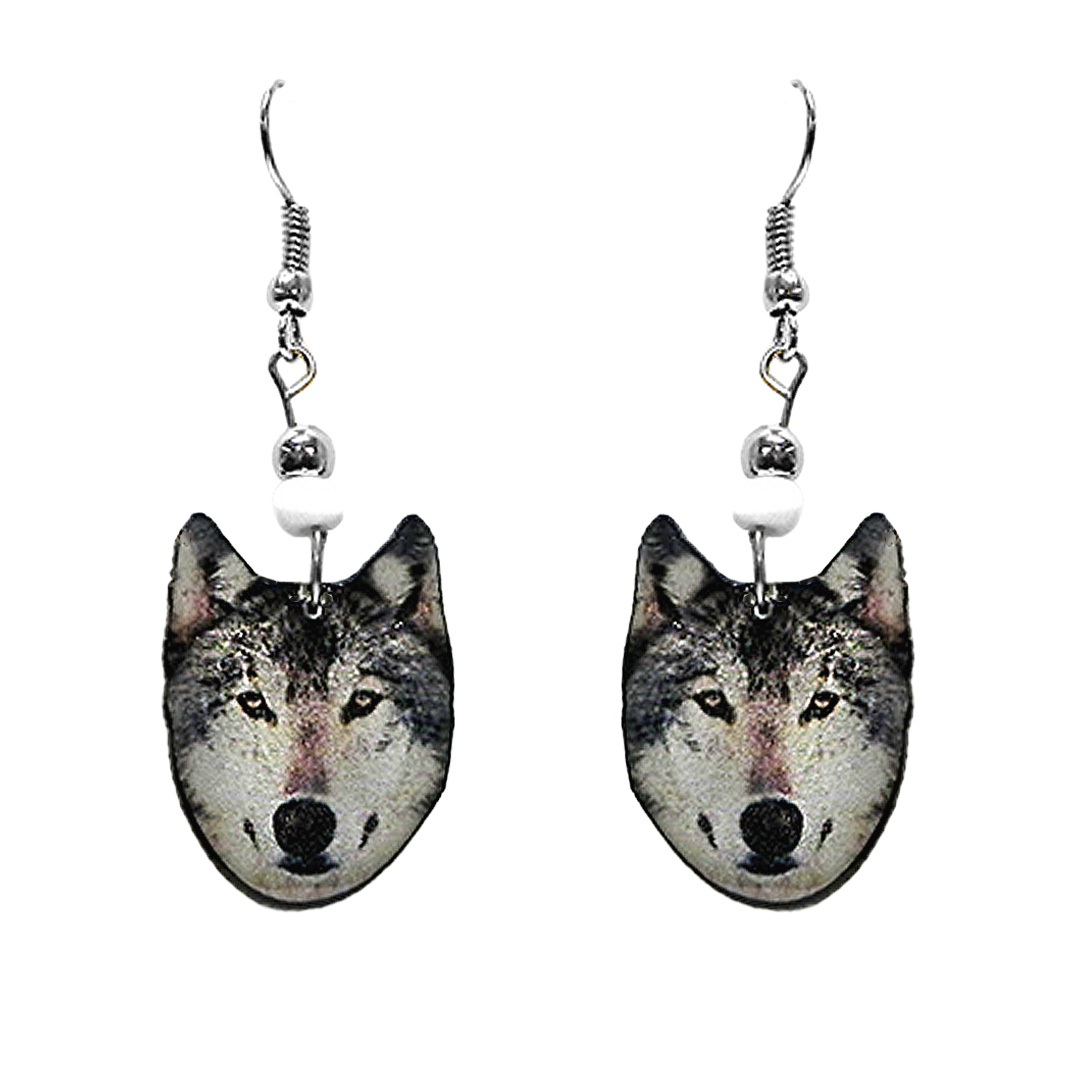 Wolf Earrings