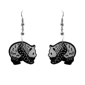 Panda Earrings