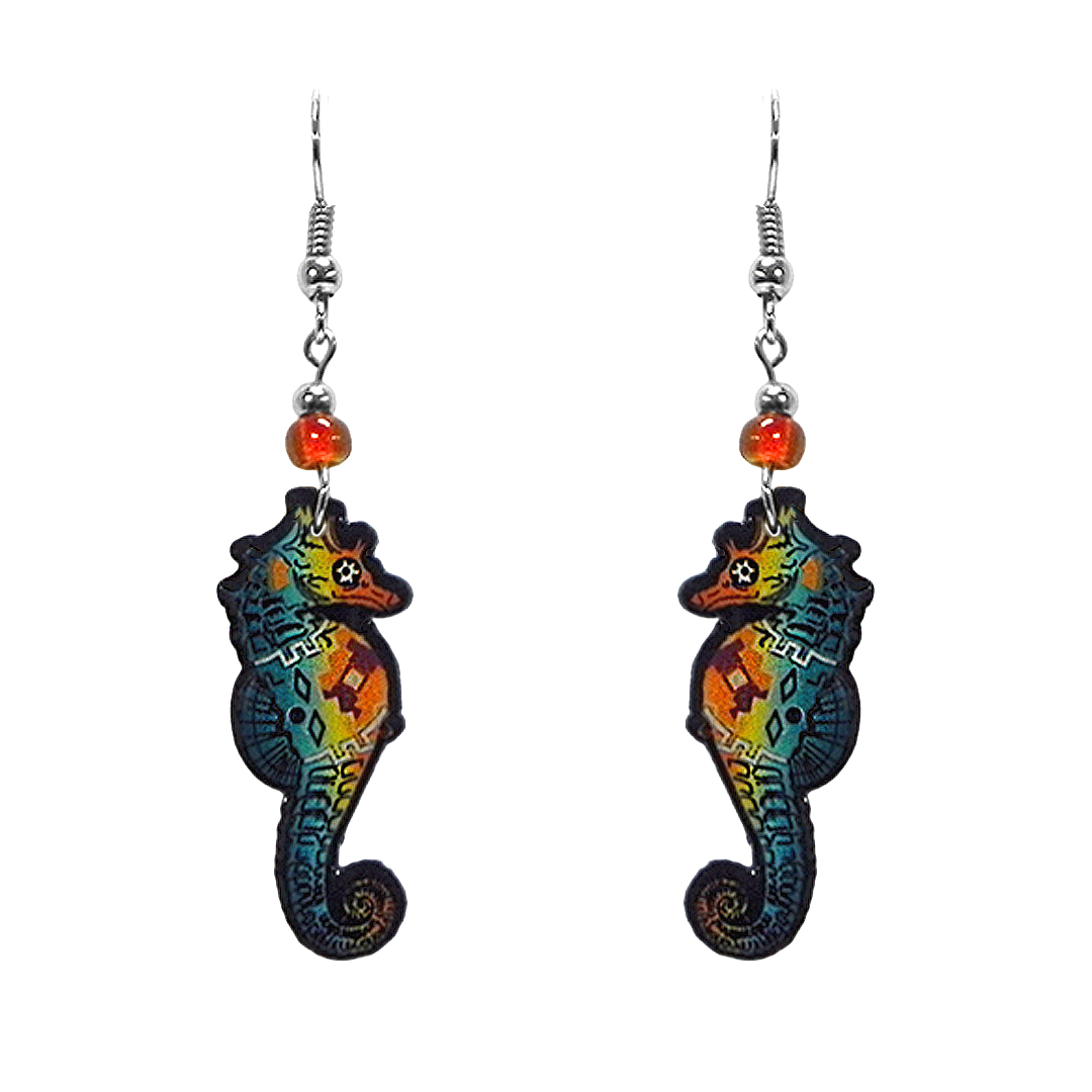 Artistic Seahorse Earrings