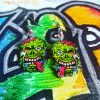 EA-043709343705-2 Mia Jewel Shop: Halloween Zombie Earrings