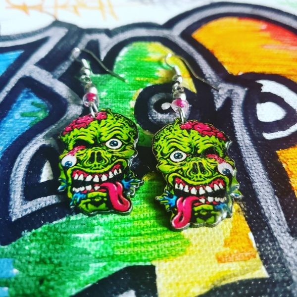 Mia Jewel Shop: Halloween Zombie Earrings