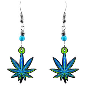 Cannabis Leaf Earrings