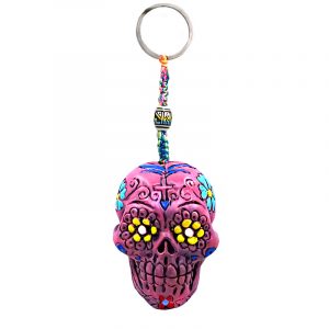 Sugar Skull Keychain