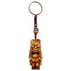 Handmade durepox resin figurine keychain of Lono tiki god totem