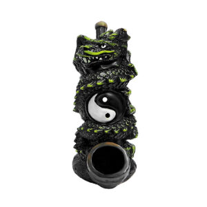 Yin Yang Dragon Smoking Hand Pipe