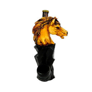 Horse Smoking Hand Pipe