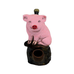 Pig Smoking Hand Pipe