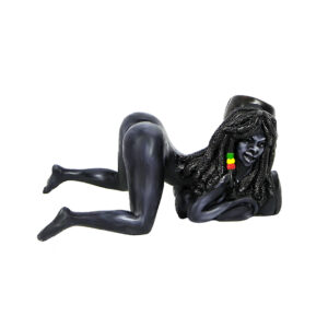 Doggy Style Ebony Girl Smoking Hand Pipe