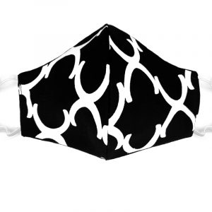 C Pattern Print Cotton Fabric Reusable Adult Face Mask