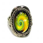 Fractal/Yellow/Turquoise
