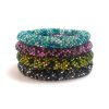 BR-030800 Czech glass seed bead bangle bracelet.