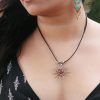 Mia Jewel Shop: Wire Wrapped Sun Stone Necklace