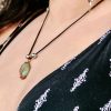 Mia Jewel Shop: Wire Wrapped Tree of Life Oval Stone Necklace