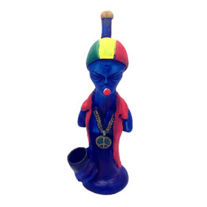 Blue Alien Smoking Hand Pipe