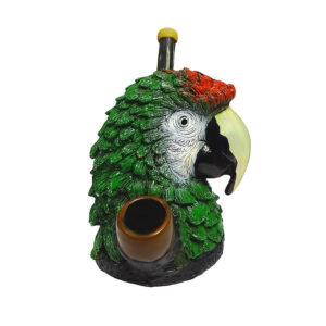 Buffon Macaw Parrot Head Smoking Hand Pipe