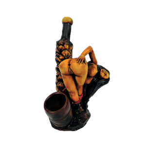 Stripper Booty Girl Smoking Hand Pipe