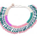 Pink/Teal/White
