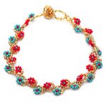 Gold/Red/Turquoise