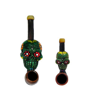 Sugar Skull Mini Smoking Pipe