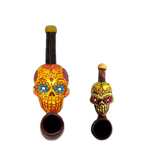Sugar Skull Mini Smoking Pipe