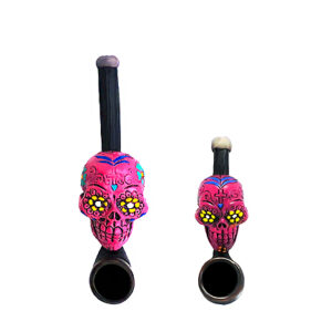 Sugar Skull Mini Smoking Pipe