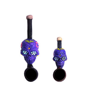 Sugar Skull Mini Smoking Pipe