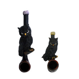 Black Owl Mini Smoking Pipe