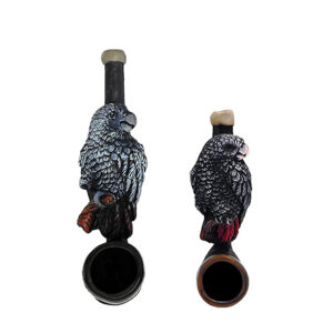 African Grey Parrot Mini Smoking Pipe