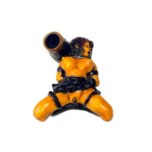 Bondage Anime Girl Smoking Hand Pipe