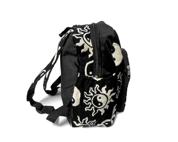 Small Yin Yang Backpack - Black/White