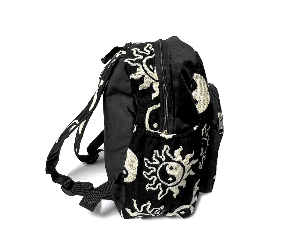 Small Yin Yang Backpack - Black/White
