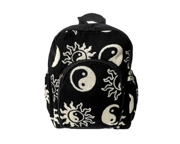 Small Yin Yang Backpack - Black/White