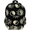 BP-030701090009 Large Yin Yang Backpack - Black/White