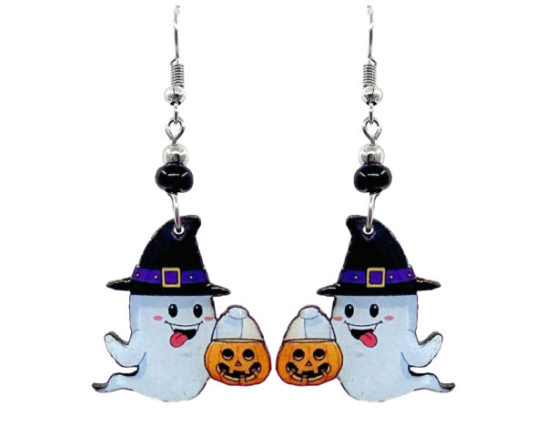 Halloween Ghost Earrings - Trick or Treat