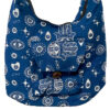 Large Evil Eye Hobo Purse - Blue/Hamsa