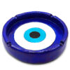 SA-020403050035 (2) Evil Eye Round Ash Tray - Blue