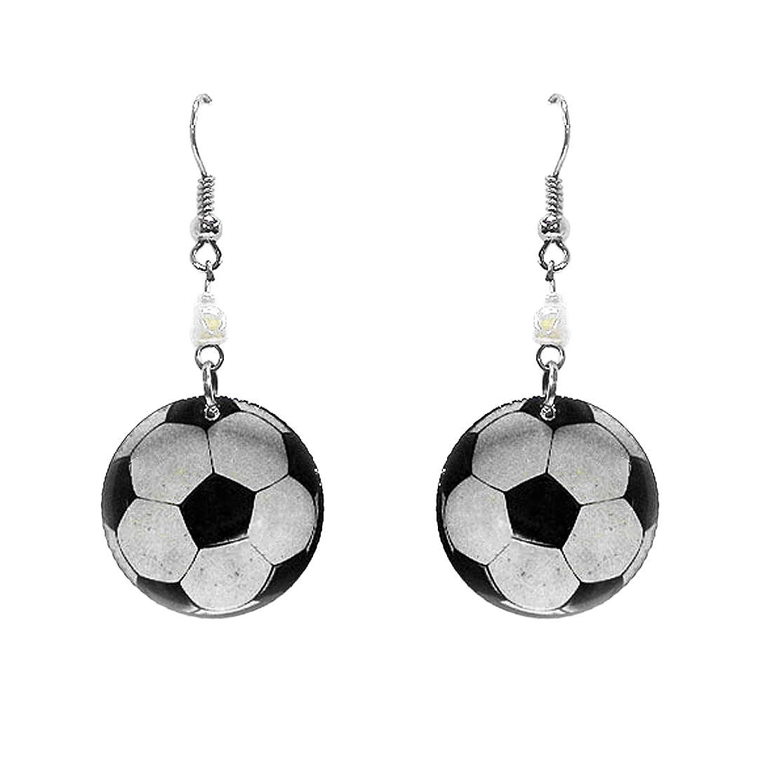 EA-043400000109 Soccer Earrings